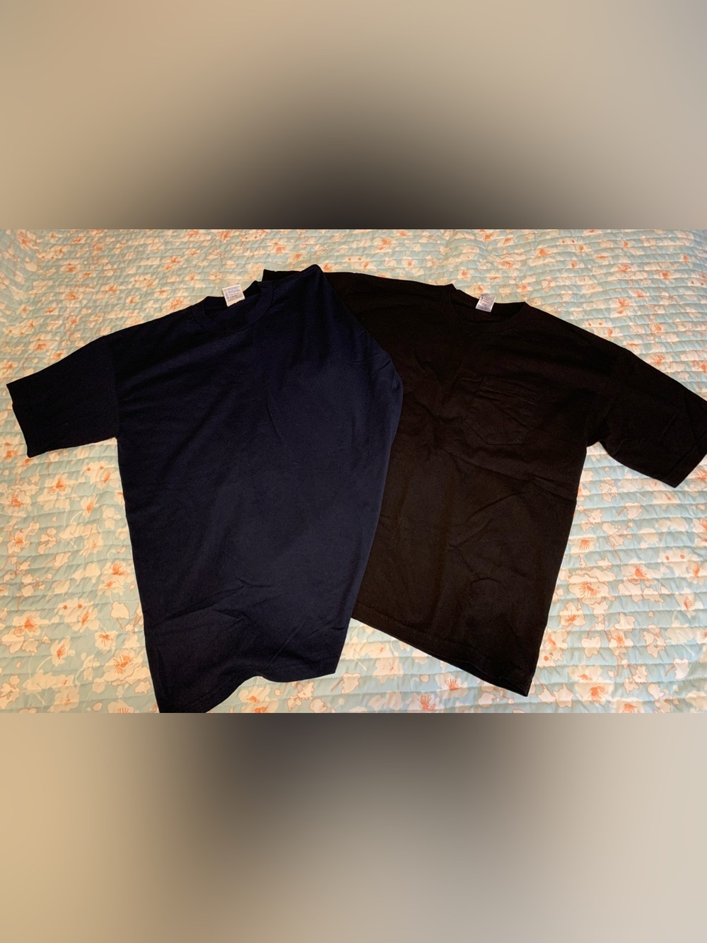 2-Pack Basic Tee Set - Navy & Black